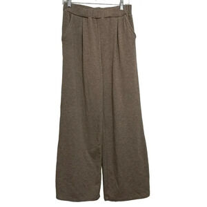 Revolve Brand Bobi wide leg pants in muted taupe. Size medium